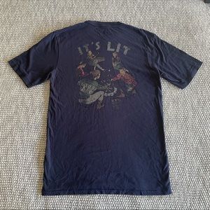 The North Face “It’s Lit” camping graphic t-shirt